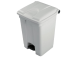Prügikast pedaaliga 70L valge + kaas