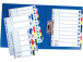 Registri vahelehed ESSELTE Maxi A4+ 10 värvi plast
