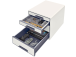 Sahtliboks 287x270x363mm 4-sahtliga LEITZ Wow Desk Cube valge-hall