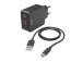 Hama Quick Charger With USB-C cable, 19,5W, 1,5m, must - Laadimisadapter kaabliga