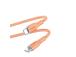 Puro Soft, USB-C / USB-C, 1,5 m, oranž - Kaabel