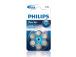 6 x Patarei Philips ZA675 1.4 V Zinc Air (PR44)