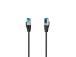 Hama Network Cable, CAT 6a, 10 Gbit/s, 0,25 m, must - Kaabel