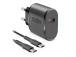 SBS Wall Charger Kit, USB-C, 15 W, must - Vooluadapter