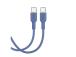 Puro Soft, USB-C / USB-C, 1,5 m, sinine - Kaabel