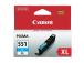 Tindikassett Canon CLI-551XLC (tsüaan)