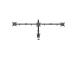 Deltaco Triple Desk Mount, 13-27'', must - Monitori statiiv
