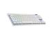 Logitech PRO X TKL, US, valge - Juhtmevaba klaviatuur