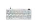Logitech Pro X TKL Rapid, US, valge - Klaviatuur