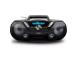 Philips AZB798T, FM, DAB+, Bluetooth, USB, CD, kassett, must - Magnetoola