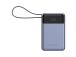Canyon OnPower PB-600, 20000 mAh, USB-A, USB-C, must/hõbe - Powerbank