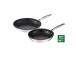 Tefal Duetto+, 24/28 cm, 2-osaline, roostevaba teras - Praepannide komplekt