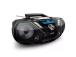 Philips AZB798T, FM, DAB+, Bluetooth, USB, CD, kassett, must - Magnetoola