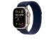Apple Trail Loop, 49 mm, M/L, titaan, sinine - Kellarihm