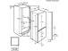 AEG, 269 L, kõrgus 189 cm - Integreeritav külmik
