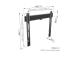 Vogel's TVM 5405 Fixed, fikseeritud, 32'' - 77'', hall - Teleri seinakinnitus