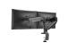 Deltaco Dual Gas Spring, 17"-32", 8 kg, 2 monitori, must - Monitori lauakinnitus