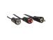 Hama Audio Cable, 3.5 mm - 2 RCA, 1,5 m, must - Kaabel