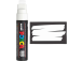 Värvimarker Uni-Ball Posca PC17K 15mm valge