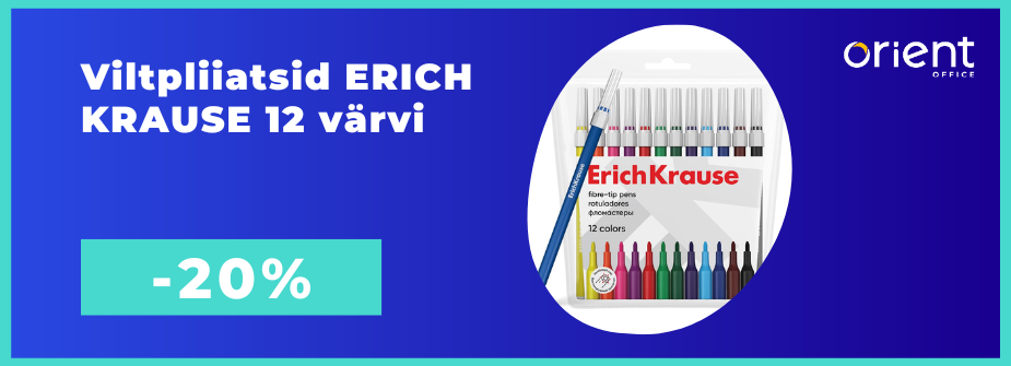 Viltpliiatsid ERICH KRAUSE 12 värvi